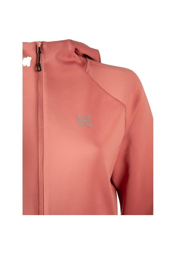 ELEMENTERRE - Damska kurtka z kapturem Élémenterre Knok. Typ kołnierza: kaptur. Kolor: wielokolorowy, różowy, beżowy. Sport: turystyka piesza