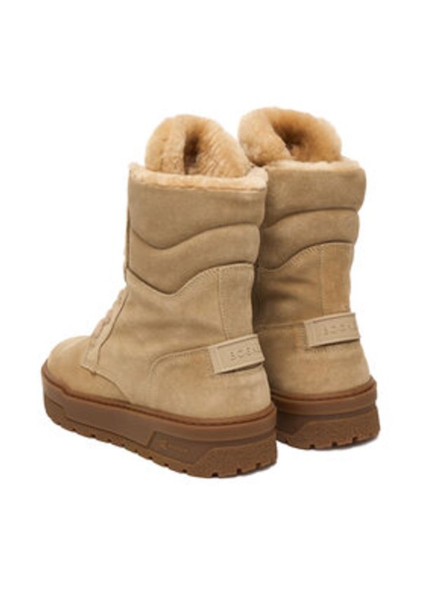 Bogner Trzewiki Calgary S 1 22546363 Beżowy. Kolor: beżowy. Materiał: skóra