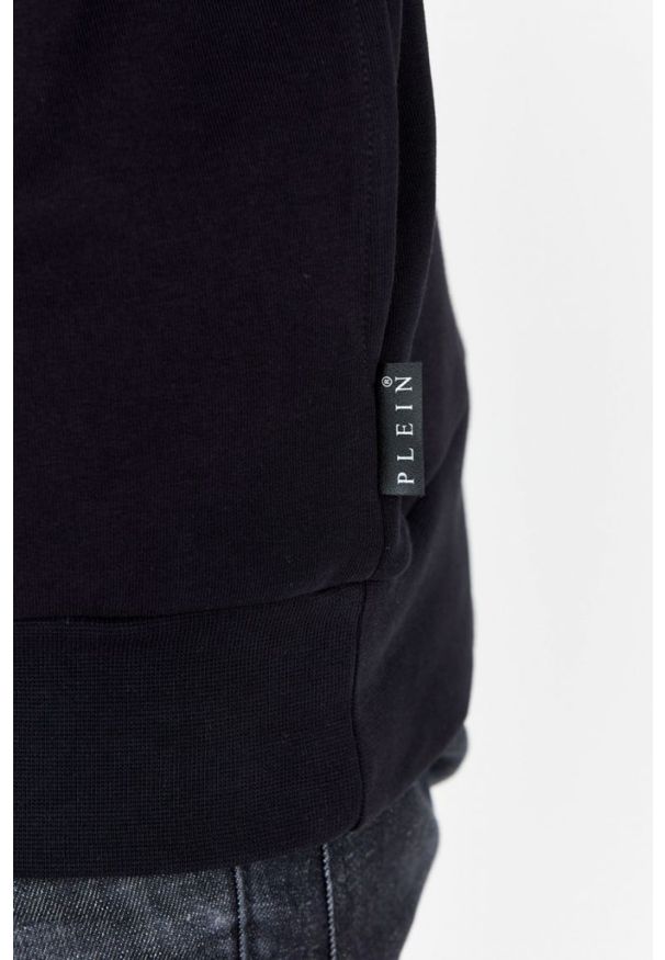 Philipp Plein - PHILIPP PLEIN Czarna bluza męska z kapturem x-ray skull, Rozmiar XXL. Typ kołnierza: kaptur. Kolor: czarny