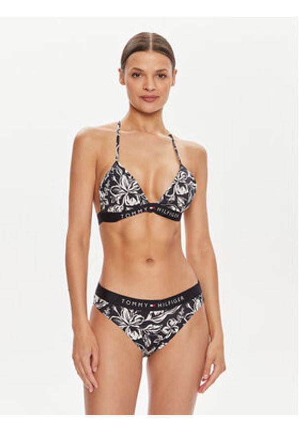 TOMMY HILFIGER - Tommy Hilfiger Dół od bikini UW0UW05365 Granatowy. Kolor: niebieski. Materiał: syntetyk