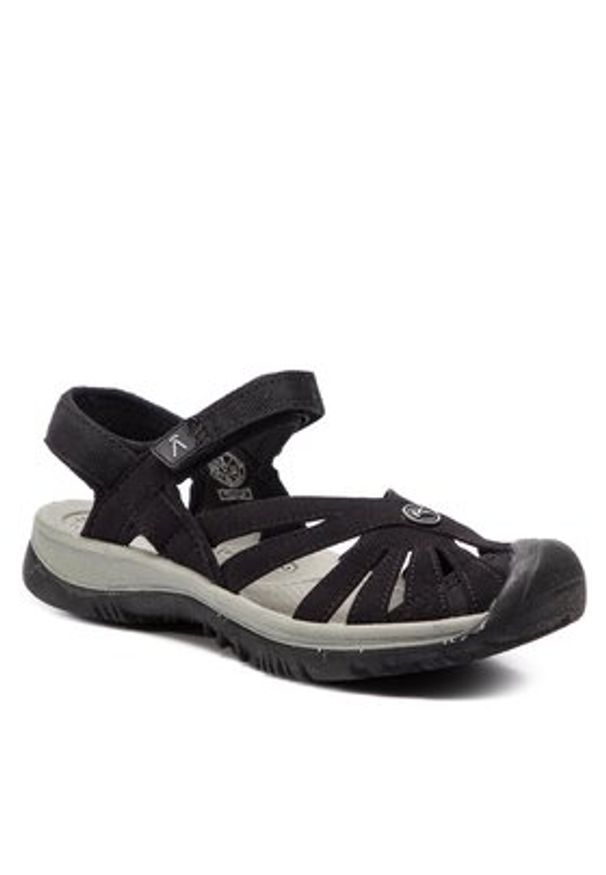 keen - Keen Sandały Rose Sandal 1008783 Czarny. Kolor: czarny. Materiał: nubuk, skóra
