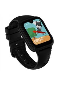 GARETT - Garett Kids Vibe 4G czarny. Rodzaj zegarka: smartwatch. Kolor: czarny. Styl: młodzieżowy, casual