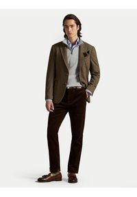 Polo Ralph Lauren Sweter 7,10672E+11 Szary Regular Fit. Typ kołnierza: polo. Kolor: szary. Materiał: bawełna #5