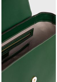 Kate Spade plecak skórzany damski kolor zielony mały gładki. Kolor: zielony. Materiał: skóra. Wzór: gładki #4