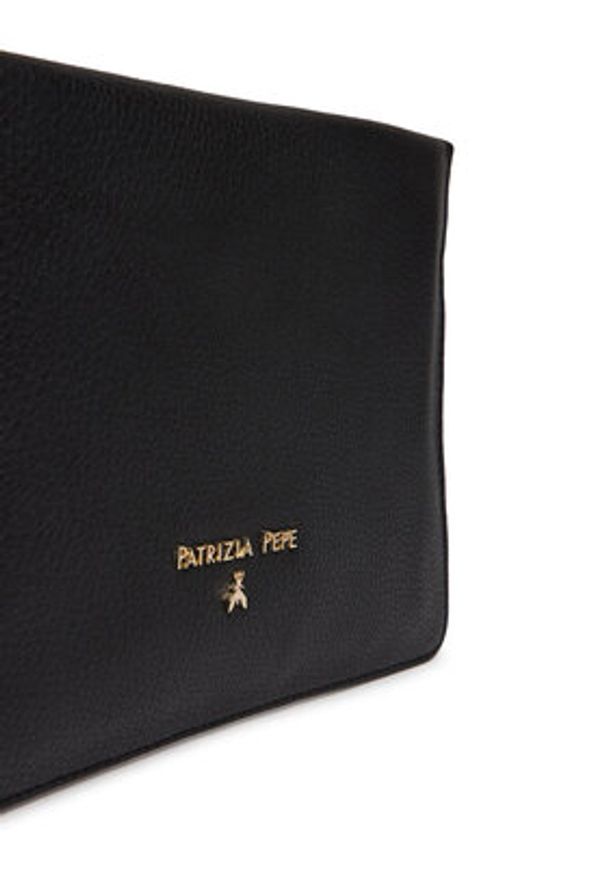 Patrizia Pepe Torebka 8B0335/L001-K103 Czarny. Kolor: czarny. Materiał: skórzane