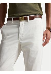 Polo Ralph Lauren Spodnie materiałowe 710690138059 Biały Regular Fit. Kolor: biały. Materiał: bawełna #5