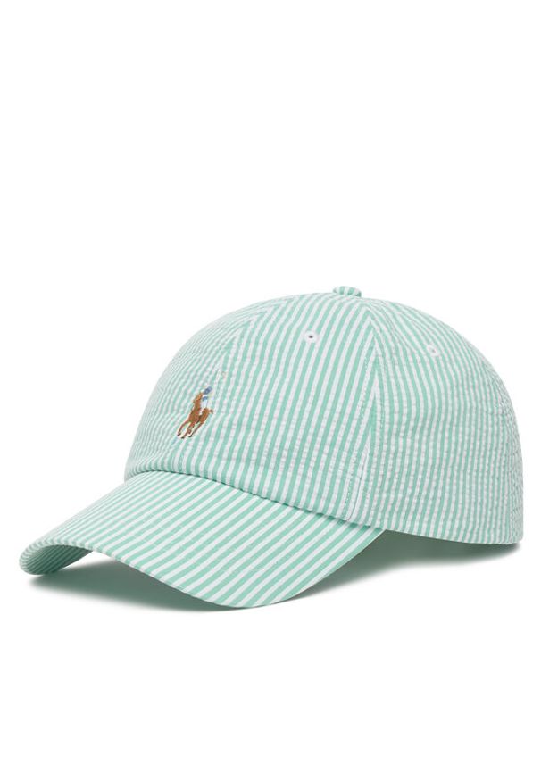 Polo Ralph Lauren Czapka z daszkiem 710957166500 Zielony. Kolor: zielony. Materiał: bawełna