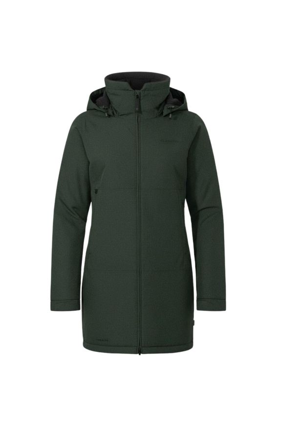 Płaszcz trekkingowy damski Vaude Limford Coat II. Kolor: zielony. Materiał: poliester. Sezon: zima