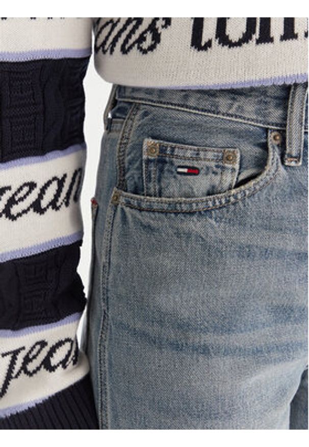 Tommy Jeans Jeansy Layla DW0DW20480 Niebieski Straight Fit. Kolor: niebieski