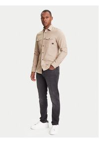 G-Star RAW - G-Star Raw Koszula Marine D24963-D914 Beżowy Slim Fit. Kolor: beżowy. Materiał: bawełna. Styl: marine #4
