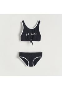 Reserved - Dwuczęściowy strój kąpielowy Friends - Czarny. Kolor: czarny #1