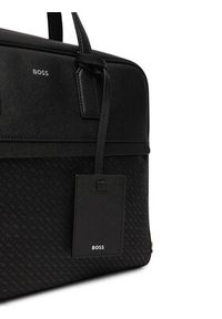 BOSS Torba na laptopa 50548188 Czarny. Kolor: czarny. Materiał: skóra #3