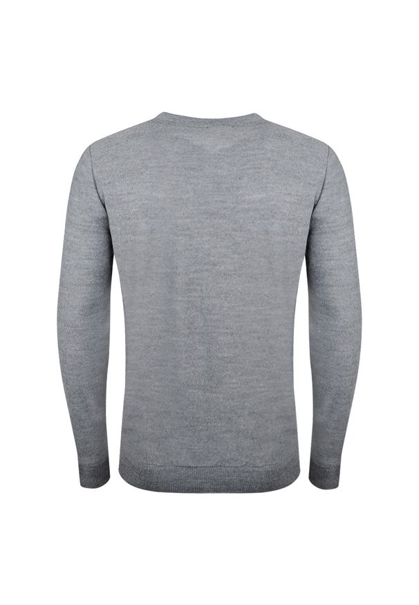 Xagon Man Sweter "Polo" | A1908 1J91269 | Mężczyzna | Szary. Okazja: na co dzień. Typ kołnierza: polo. Kolor: szary. Materiał: akryl. Styl: casual