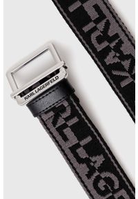 Karl Lagerfeld pasek kolor czarny. Kolor: czarny #2
