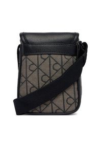 Calvin Klein Saszetka Mixed Emblem Aop LV04D3527G Beżowy. Kolor: beżowy. Materiał: materiał #4
