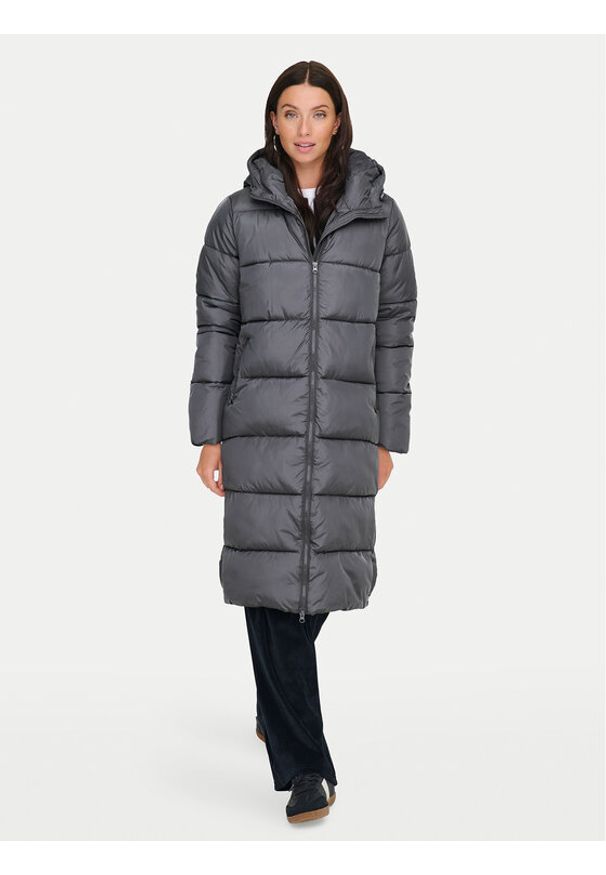 only - ONLY Kurtka zimowa Montana 15226559 Szary Relaxed Fit. Kolor: szary. Materiał: syntetyk. Sezon: zima