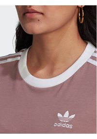 Adidas - adidas T-Shirt adicolor 3-Stripes HL6689 Różowy Regular Fit. Kolor: różowy. Materiał: bawełna