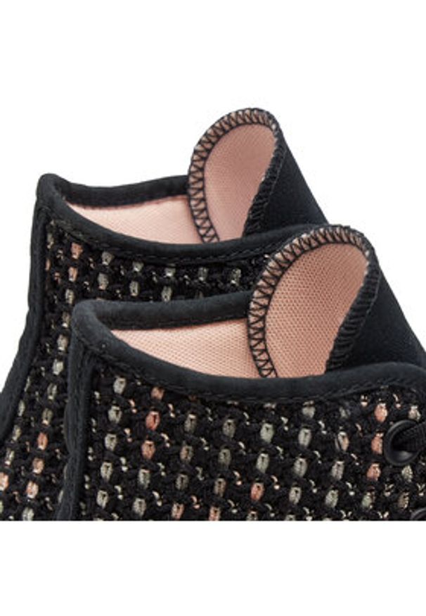 Converse Trampki Chuck Taylor All Star Lift Platform Crochet A09829C Czarny. Kolor: czarny. Materiał: materiał. Obcas: na platformie