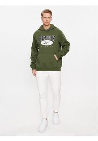 Reebok Bluza Archive Essentials II0689 Zielony Regular Fit. Kolor: zielony. Materiał: syntetyk #5