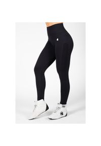 GORILLA WEAR - Leginsy Bezszwowe Hilton. Kolor: czarny. Sport: fitness