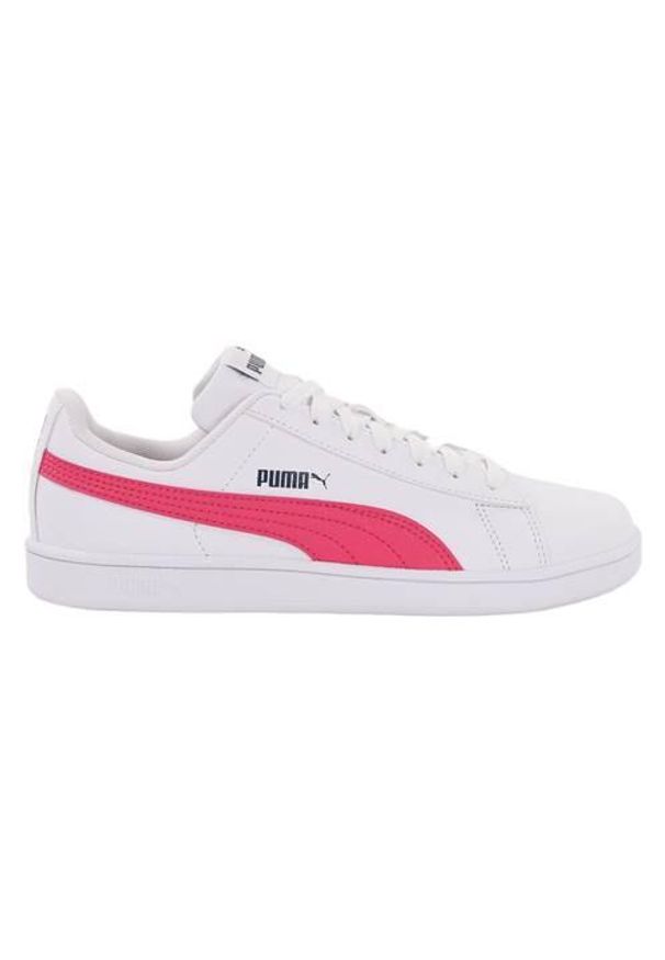 Buty do chodzenia dla dzieci Puma Up. Kolor: biały. Materiał: materiał, syntetyk. Szerokość cholewki: normalna. Sport: turystyka piesza