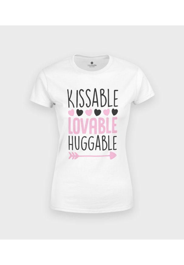 MegaKoszulki - Koszulka damska Kissable. Materiał: bawełna