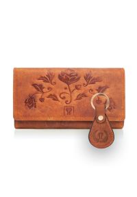 Zestaw prezentowy PAOLO PERUZZI ZUP-96-OR pomarańczowy. Kolor: pomarańczowy. Materiał: skóra #1