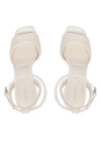 Aldo Sandały Chicgleam 14296202 Biały. Kolor: biały. Materiał: materiał #4