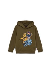 Bluza z Kapturem Dziecięca LEGO NINJAGO Scout 701 Zielona. Typ kołnierza: kaptur. Kolor: zielony