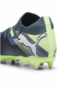 Puma - Buty piłkarskie FUTURE 7 MATCH MxSG PUMA Gray Skies White Fizzy Apple Yellow. Kolor: biały, wielokolorowy, żółty, szary. Sport: piłka nożna