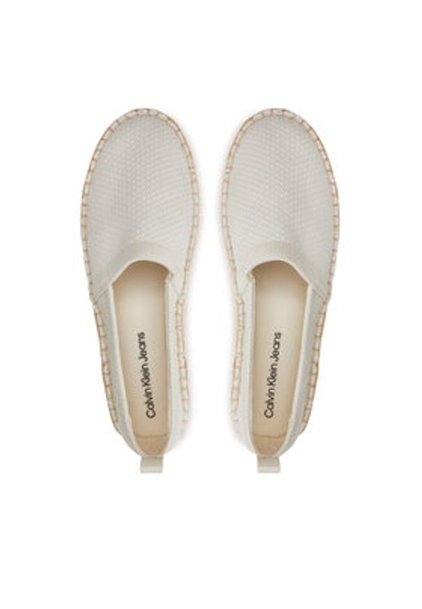 Calvin Klein Jeans Espadryle Platform Espadrille Uc YW0YW01377 Écru. Materiał: materiał. Obcas: na platformie