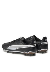 Puma Buty do piłki nożnej King Match Fg/Ag Jr 107573 01 Czarny. Kolor: czarny. Materiał: skóra