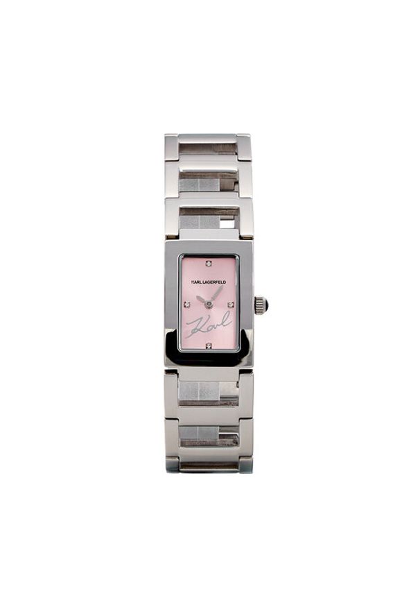 Karl Lagerfeld - KARL LAGERFELD Zegarek R0553103505 Srebrny. Kolor: srebrny