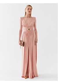 Elisabetta Franchi Sukienka wieczorowa AB-399-36E2-V800 Różowy Regular Fit. Kolor: różowy. Styl: wizytowy #2
