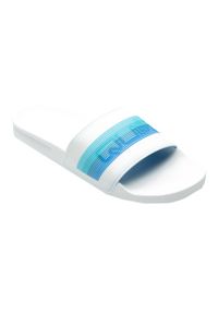 Klapki basenowe męskie Quiksilver Rivi Wordmark Slide. Kolor: biały. Sport: pływanie #1
