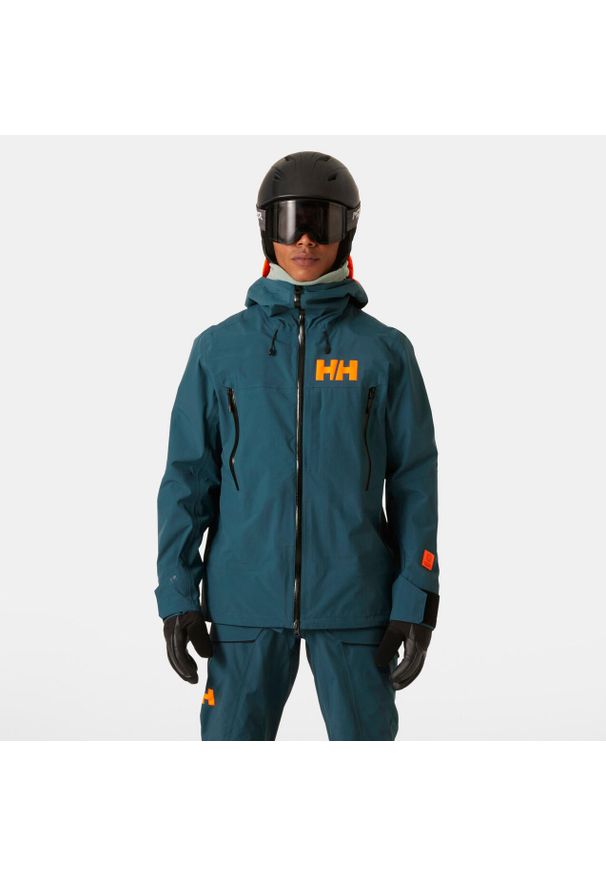 Kurtka narciarska Helly Hansen Sogn Shell 2.0. Kolor: zielony. Sezon: zima. Sport: narciarstwo