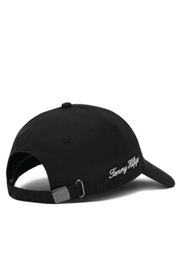 TOMMY HILFIGER - Tommy Hilfiger Czapka z daszkiem Logo Embroidery Baseball Cap AM0AM14120 Czarny. Kolor: czarny. Materiał: bawełna