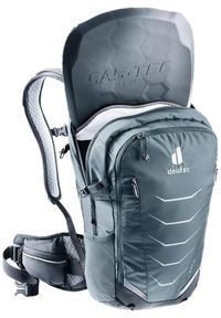 Plecak rowerowy Deuter Flyt 14 graphite-black. Kolor: szary