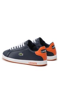 Lacoste Sneakersy Graduate 222 1 Suj 7-44SUJ0005092 Granatowy. Kolor: niebieski. Materiał: skóra