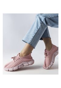 Inna Różowe sportowe sneakersy Élodie. Kolor: różowy #2