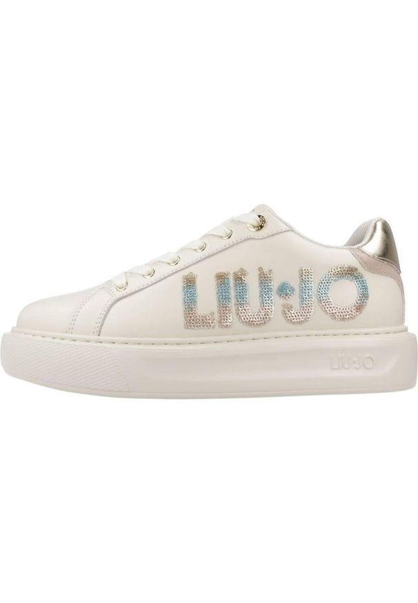 Liu Jo - Kapcie LIU-JO KYLIE 22 Beżowy. Kolor: beżowy. Materiał: syntetyk, skóra. Styl: sportowy