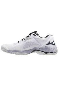 Buty siatkarskie męskie Mizuno Wave Lightning Z8. Zapięcie: sznurówki. Kolor: wielokolorowy, czarny. Materiał: materiał, syntetyk, tkanina. Szerokość cholewki: normalna. Model: Mizuno Wave