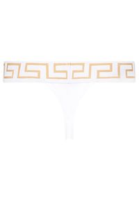 VERSACE - Versace Stringi AUD01042 Biały. Kolor: biały. Materiał: bawełna