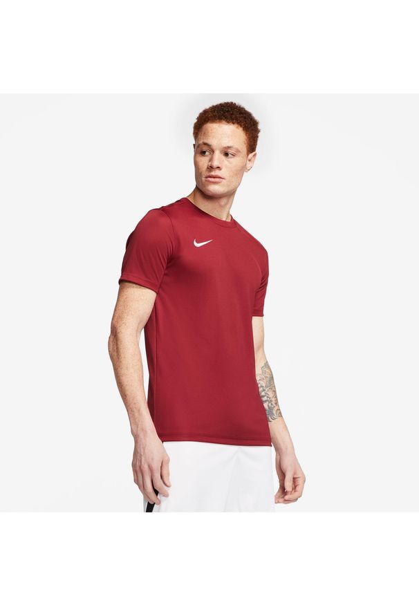 Koszulka treningowa męska Nike Park Vii. Kolor: czerwony. Długość rękawa: krótki rękaw. Długość: krótkie. Sport: piłka nożna