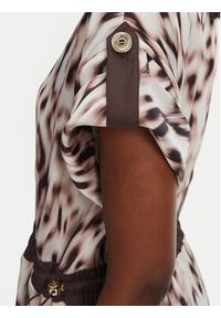 Liu Jo Sport Sukienka codzienna TA5194 TS964 Beżowy Regular Fit. Okazja: na co dzień. Kolor: beżowy. Materiał: syntetyk. Typ sukienki: sportowe, proste. Styl: casual, sportowy #2