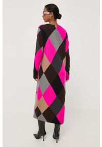 Liviana Conti sukienka wełniana midi prosta. Materiał: wełna. Długość rękawa: długi rękaw. Typ sukienki: proste. Styl: klasyczny. Długość: midi #6