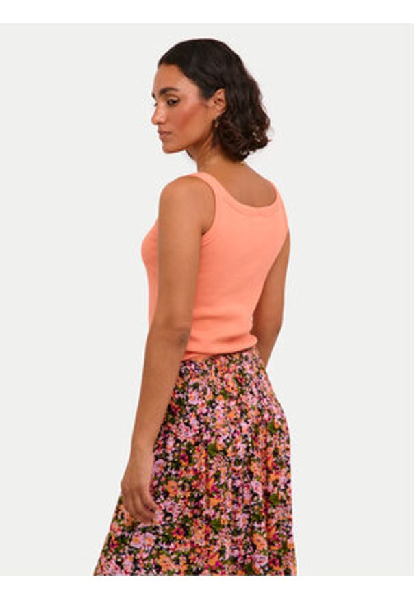 Kaffe Top Carna 10507348 Pomarańczowy Shaped Fit. Kolor: pomarańczowy. Materiał: bawełna