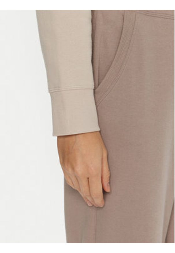 DKNY Sport Bluza DP4T9811 Écru Regular Fit. Materiał: bawełna, syntetyk. Styl: sportowy