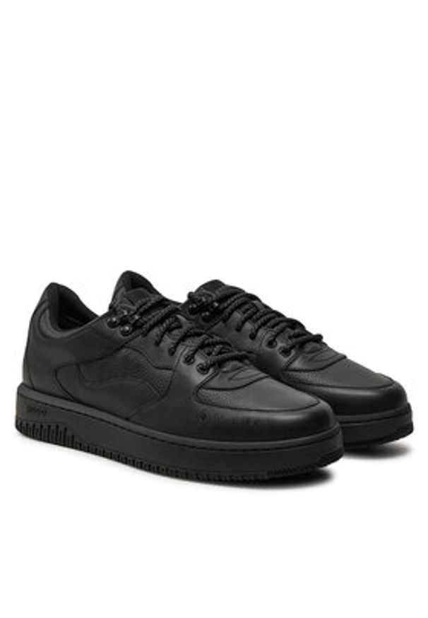 Hugo Sneakersy Kilian 50529889 Czarny. Kolor: czarny. Materiał: skóra