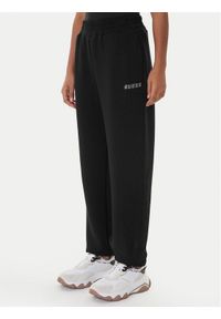 Guess Spodnie dresowe Cecilia V4BB13 K7UW2 Czarny Regular Fit. Kolor: czarny. Materiał: wiskoza #1